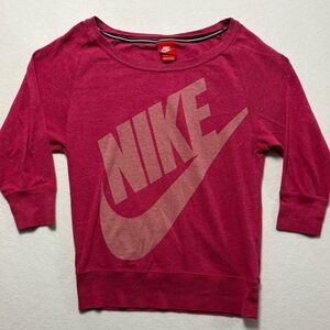 Nike Pink Logo Sweatshirt